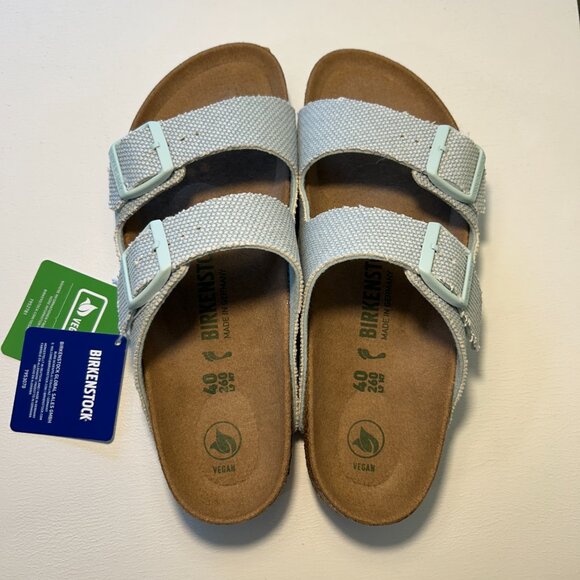 Birkenstock Arizona Rivet Logo Vegan Canvas Sandal - Picture 9 of 12
